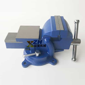 Heavy Duty Bench Vise With Swivel And Anvil