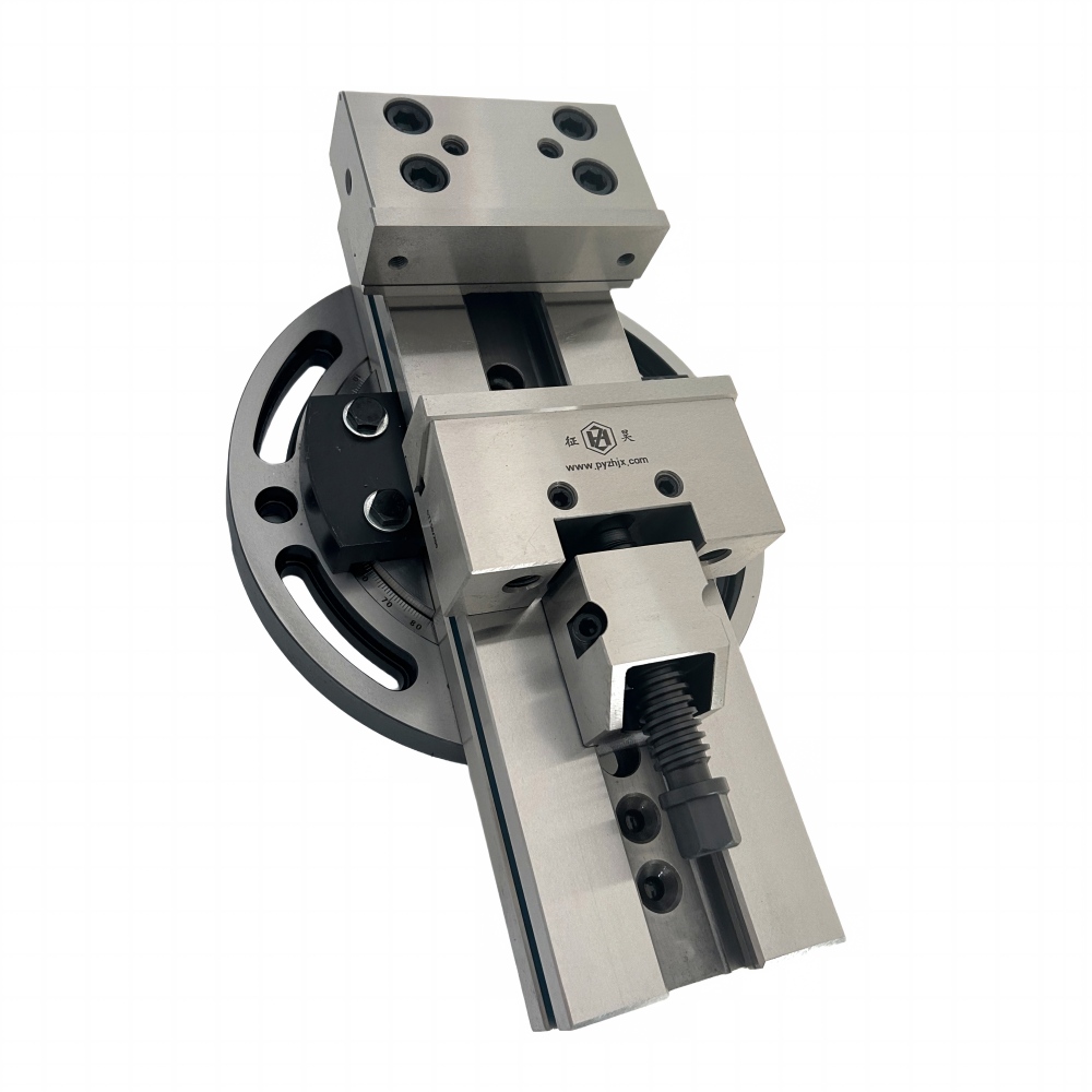 Precision Modular Vise with Swivel Base | GT Series CNC Machine Vise